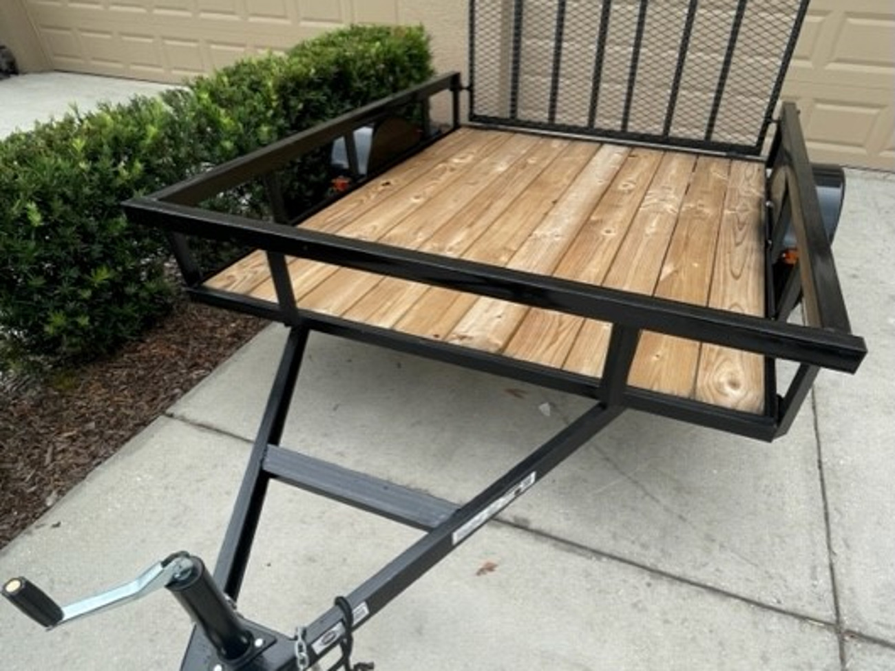 Tsc 6 x 8 open floor utility trailer