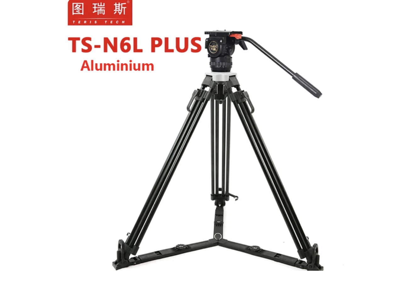 Ts-n6t plus camera tripod with fluid head