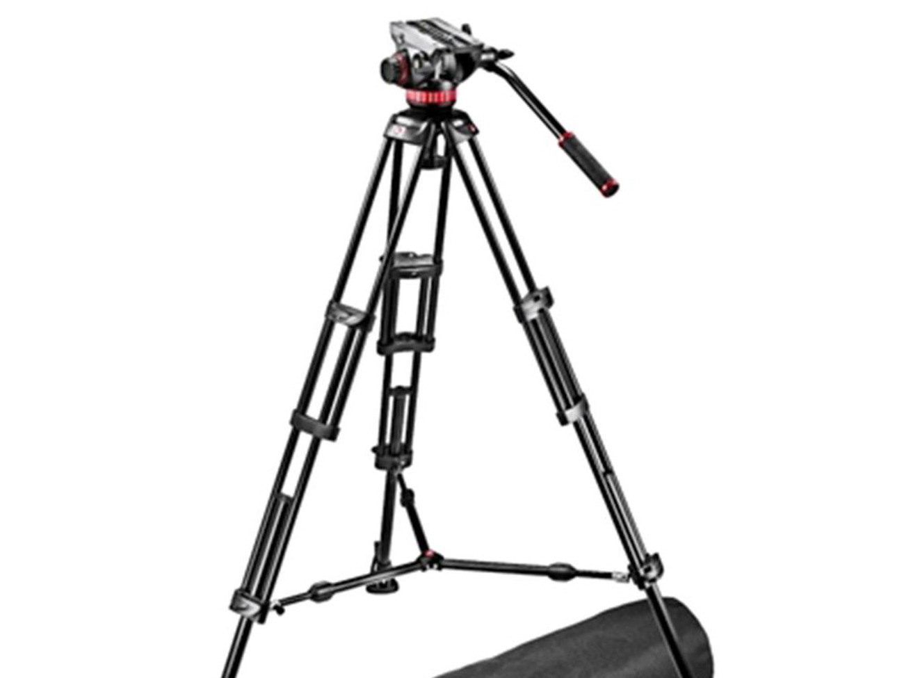 Twin leg tripod and 502 fluid head kit