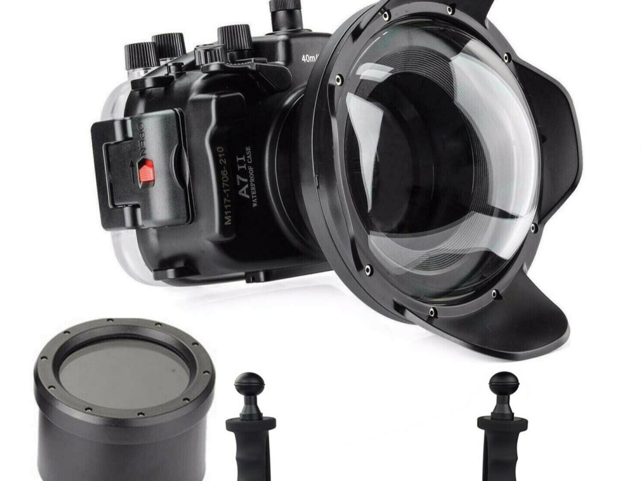 Underwater housing for sony a7 ii a7r ii a7s ii