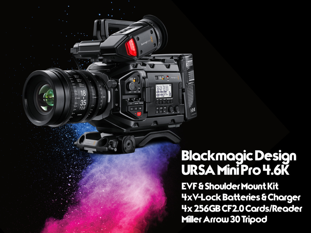 Ursa mini pro 4.6k shooting kit