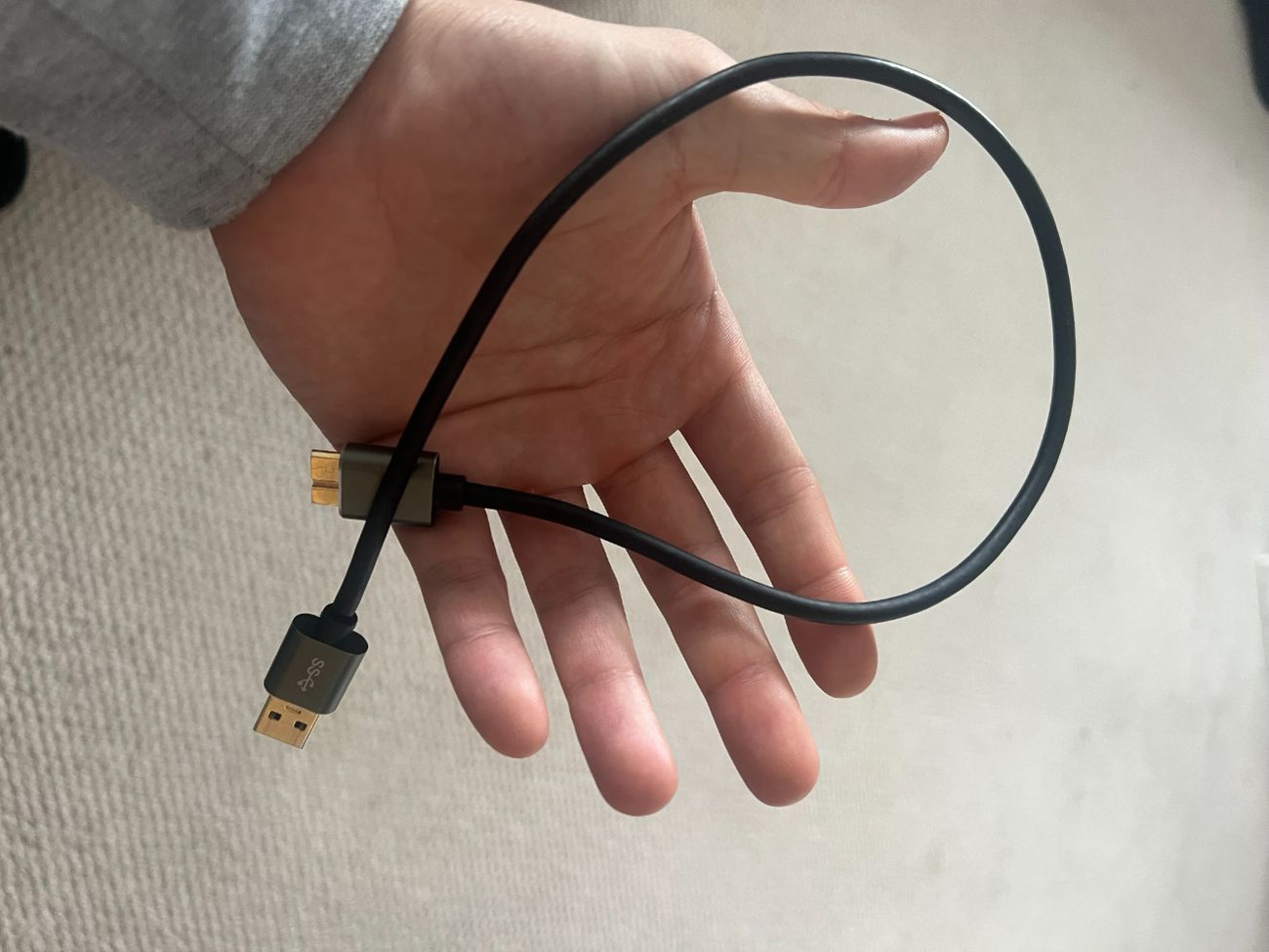 Usb 3.0 cable for portable hard drives