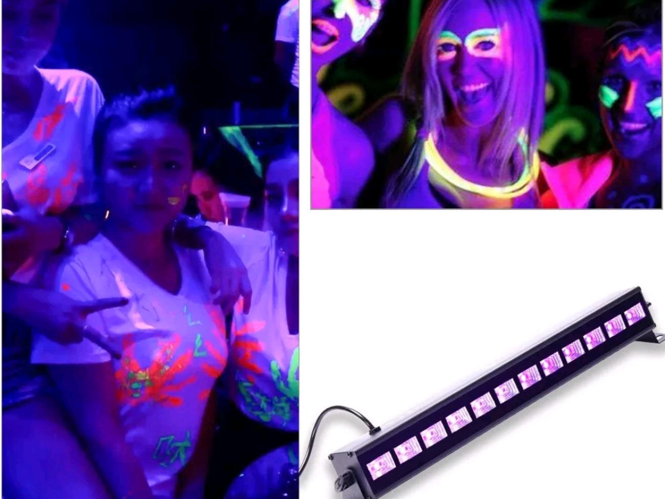 Uv blacklight bar