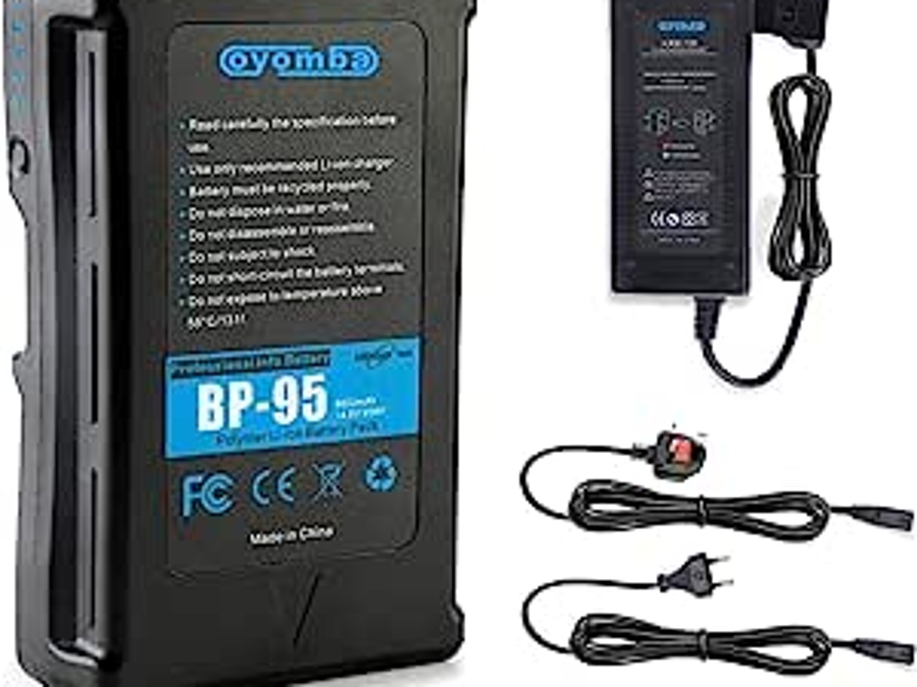 V lock batteries - set of 4 and chargers