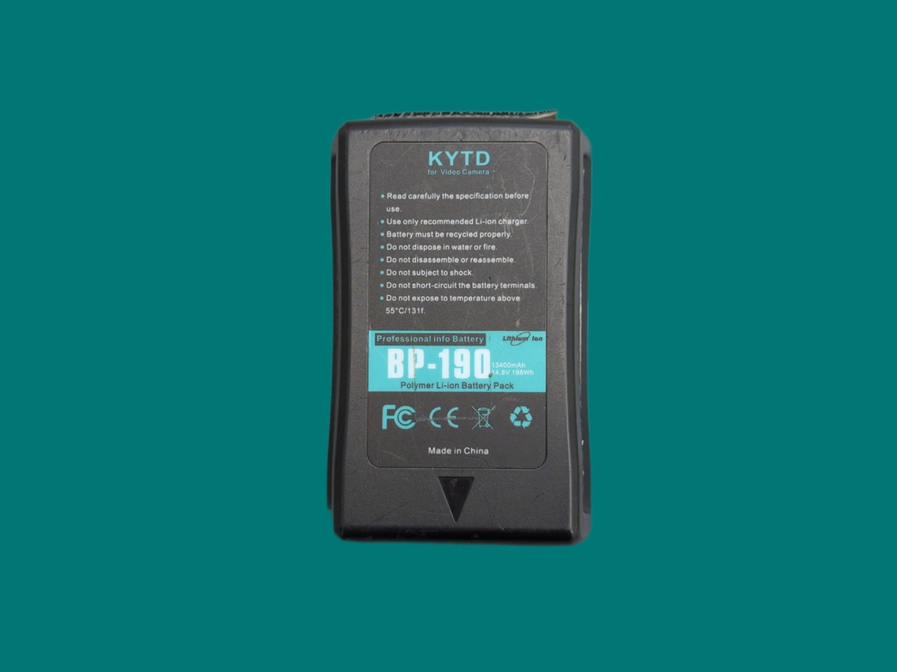 V lock battery kytd 190wh (13400mah 14.4v)
