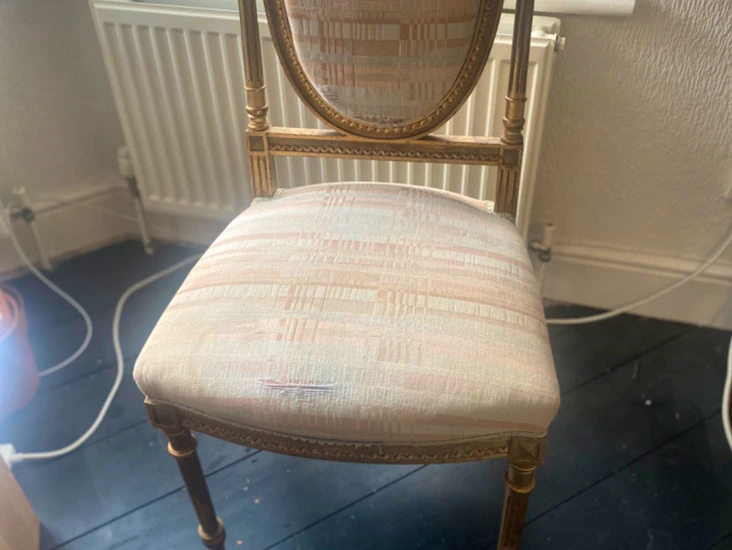Victorian shabby chic upcycled period chair