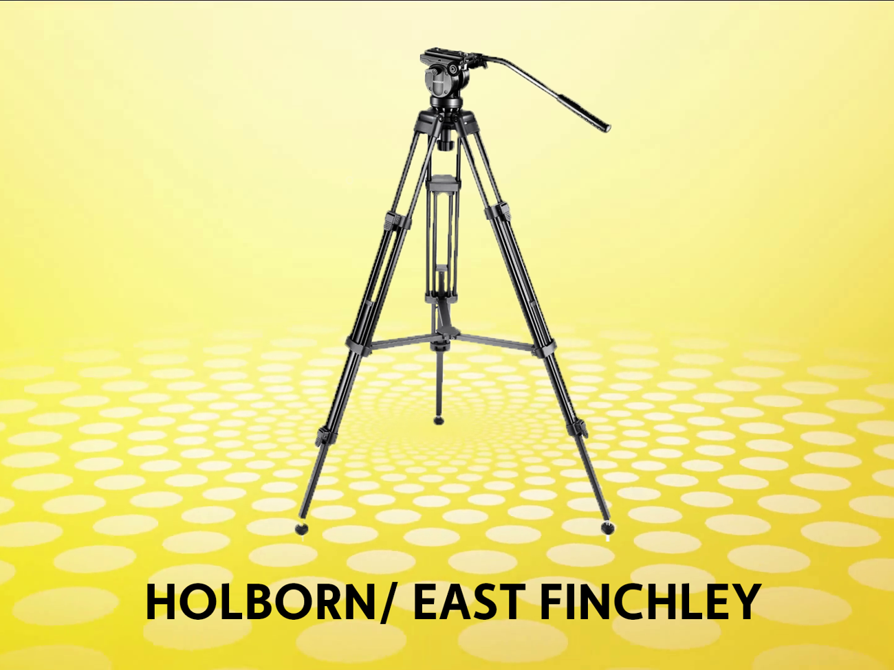 Video camera tripod