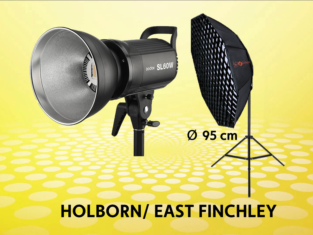 Rent Video Light - Godox SL-60W + 95cm Octabox + stand from Adrian