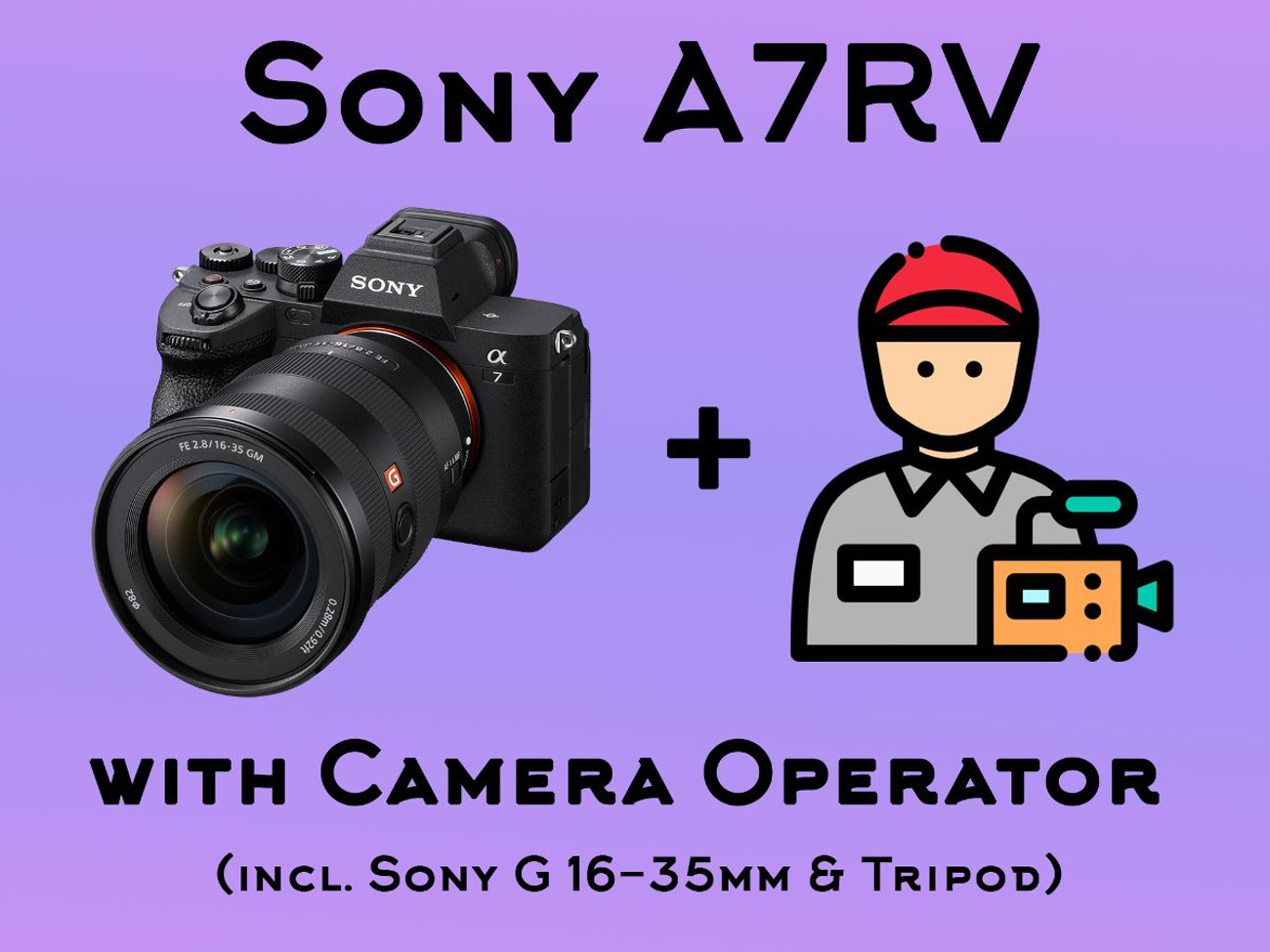 Videographer with a7rv (8k) camera kit (heathrow)