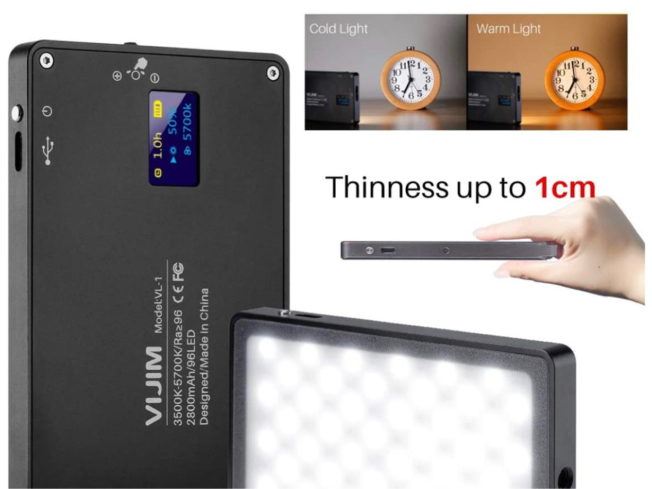 Camera led video light 