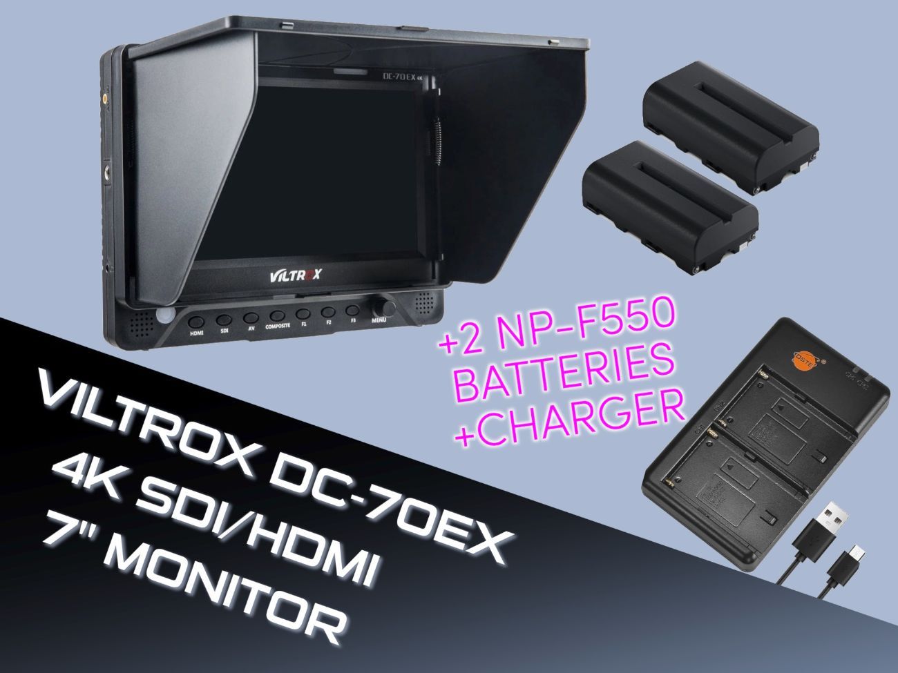 Viltrox dc-70ex 7" 4k monitor