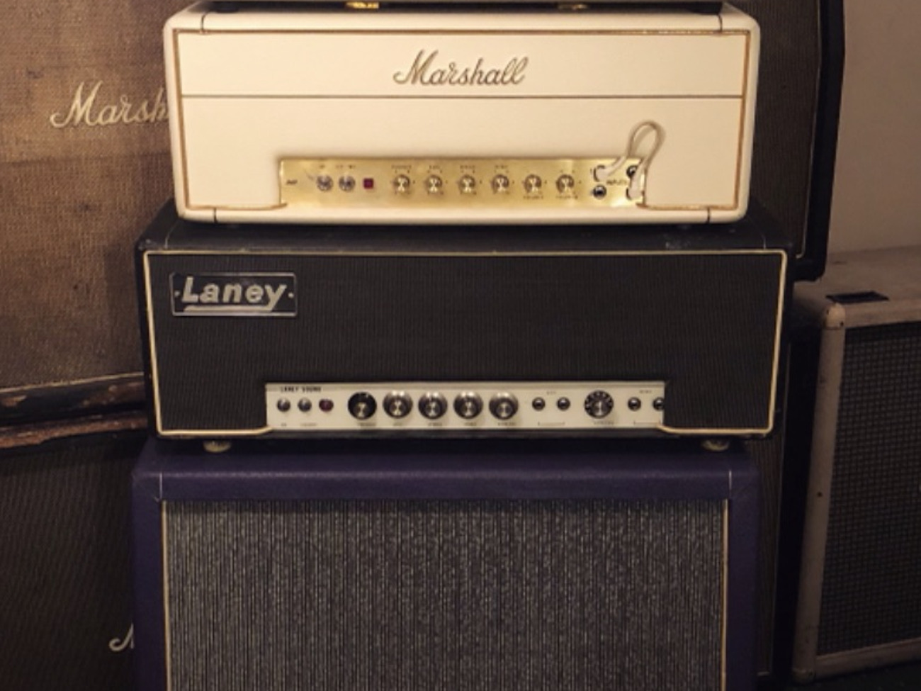 Vintage 1969 laney supergroup 100w guitar head