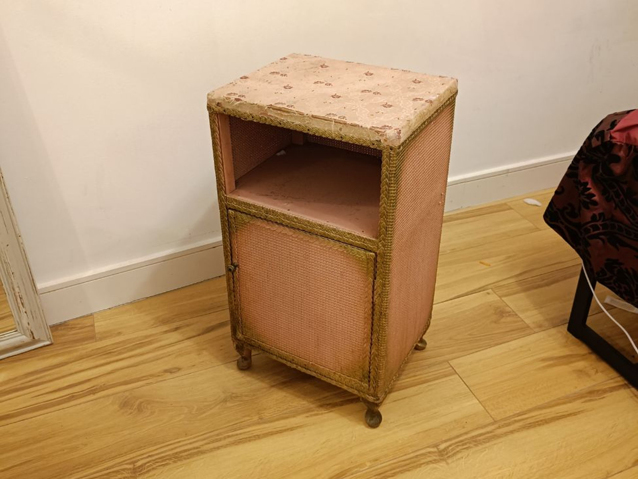 Vintage pink cabinet