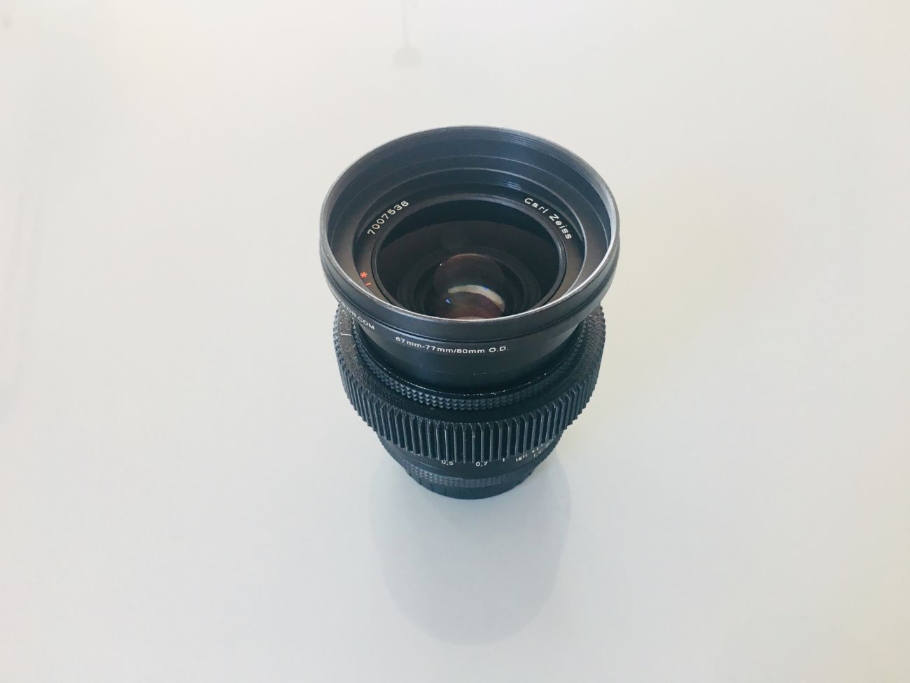 Vintage zeiss contax 35mm ef lens ef (canon) mount 