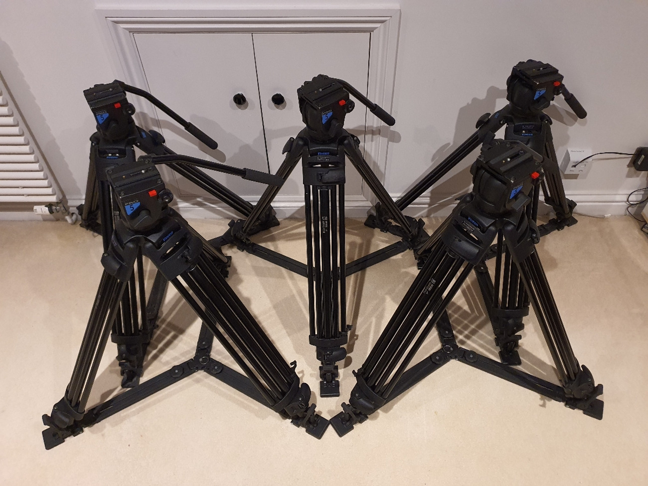 Vinten pro 5 fluid tripod system (manfrotto 501)