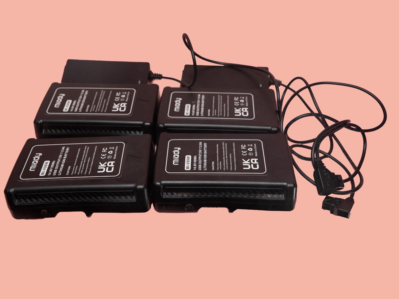 V-lock 4x 99 wh battery kit