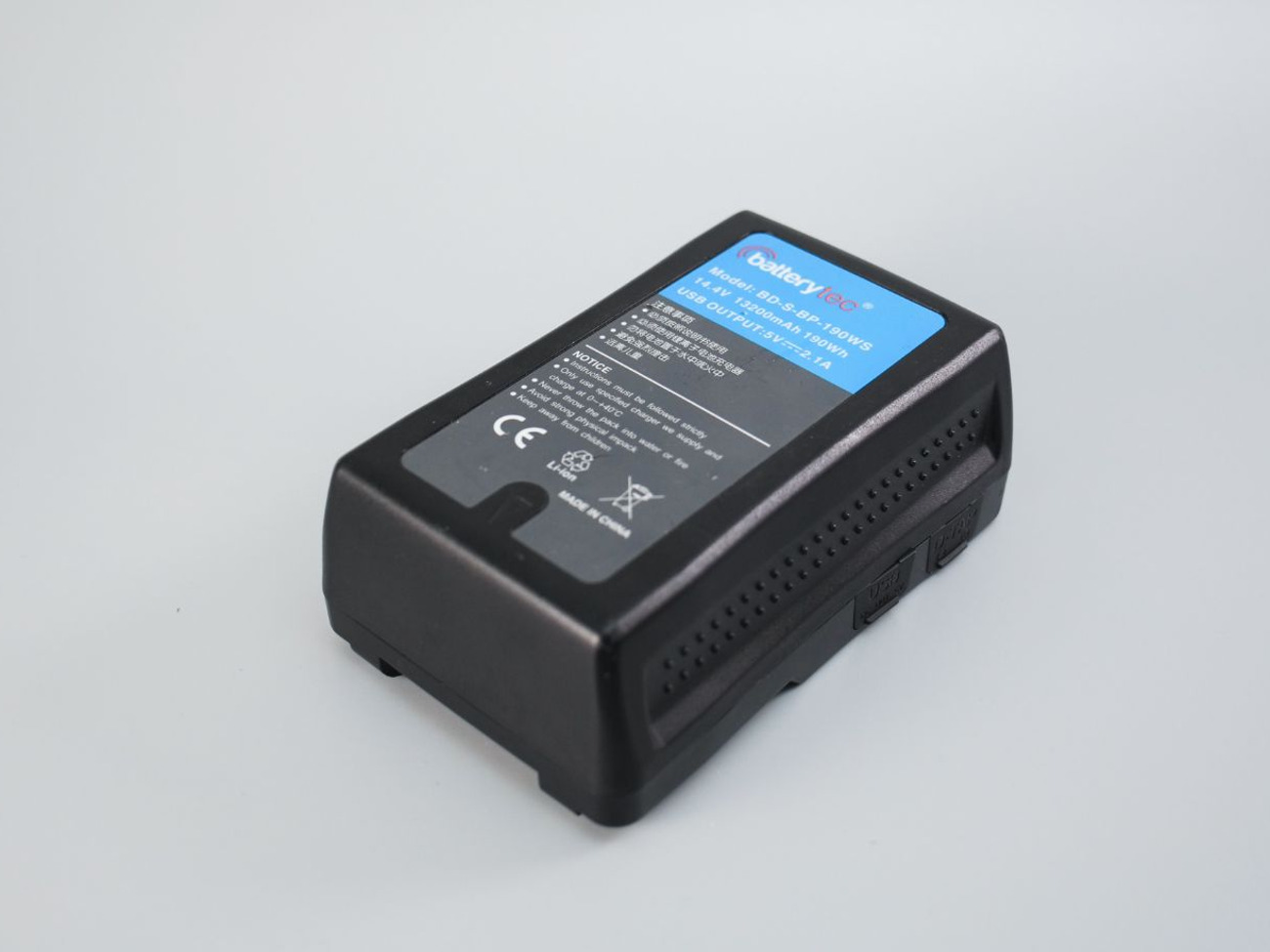 V-lock v-mount battery with d-tap & usb port - 14.4v, 190wh