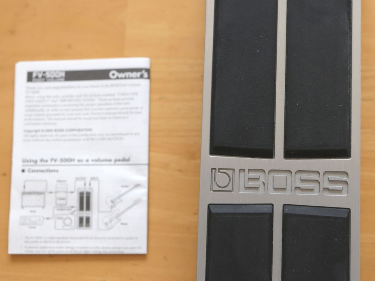 Volume pedal boss fv-500h brand new