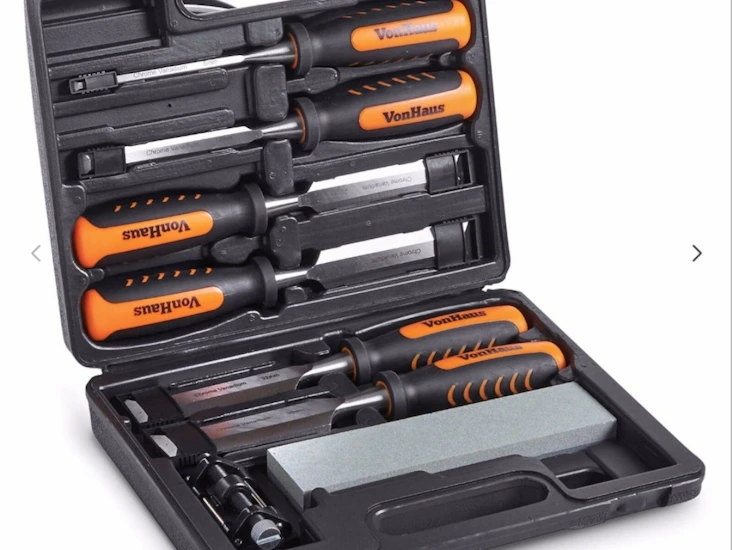 Vonhaus chisel set, 6 sizes