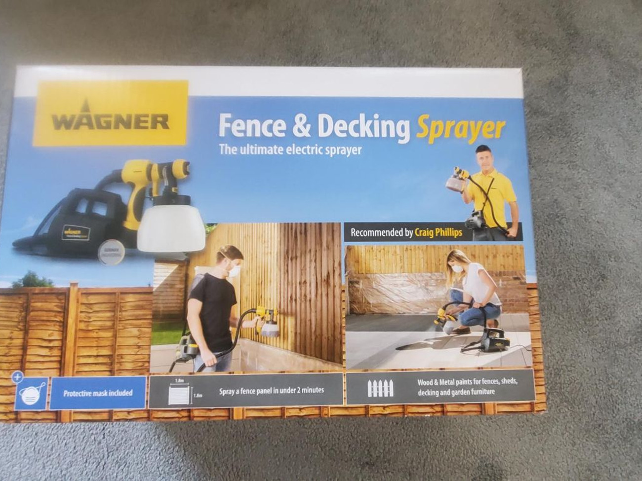 Rent Wagner Fence and Decking Paint Sprayer from Ranvinder S Forest Gate South Newham for 5.60 12 day