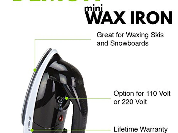 Wax iron ski snowboard