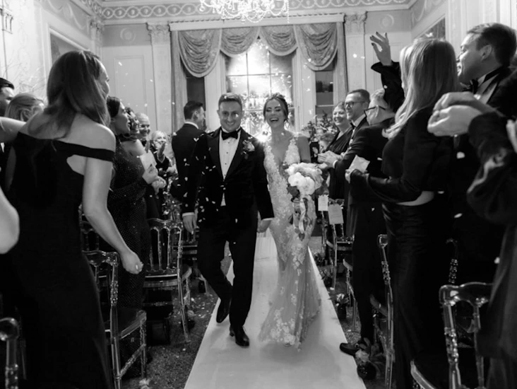 Wedding cream aisle runner