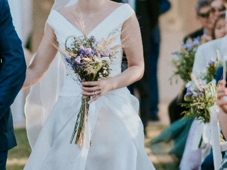 Wedding dress custom made le spose di giò size 6/8