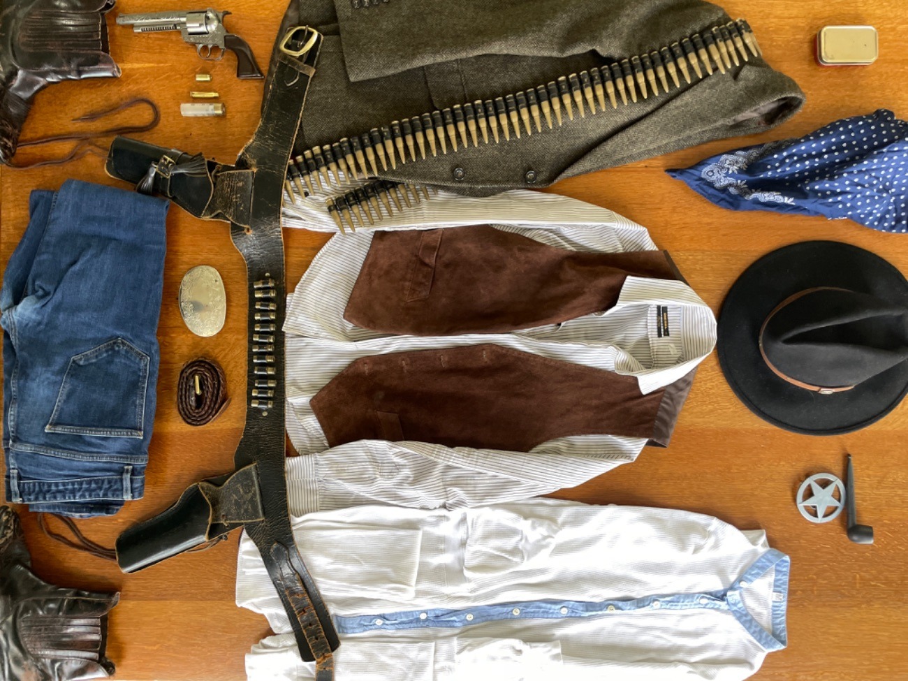 Western cowboy costume / attire / outfit