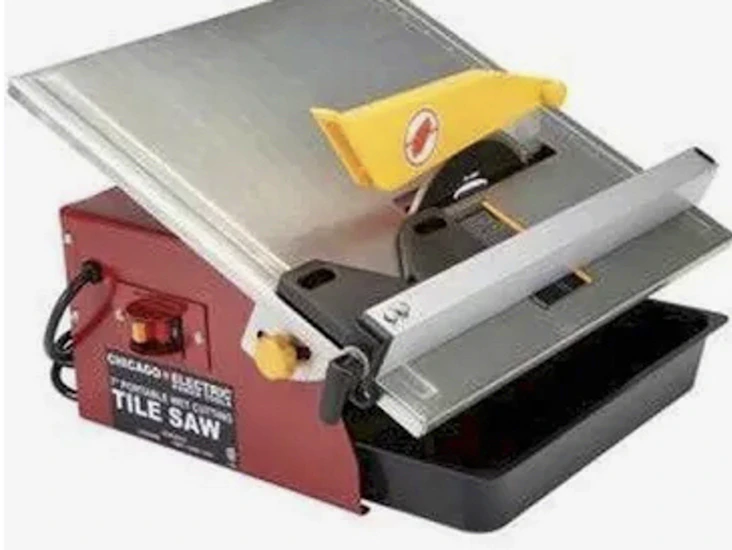 Wet tile saw