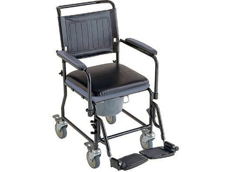 Wheeled commode