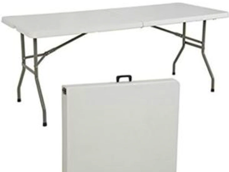 White folding tables