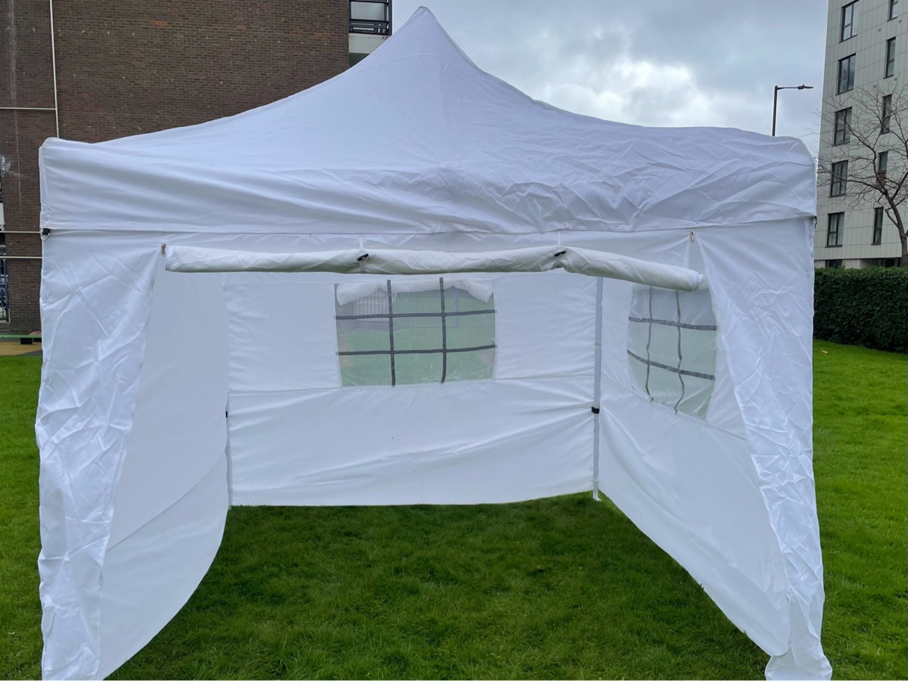 White gazebo 3x3