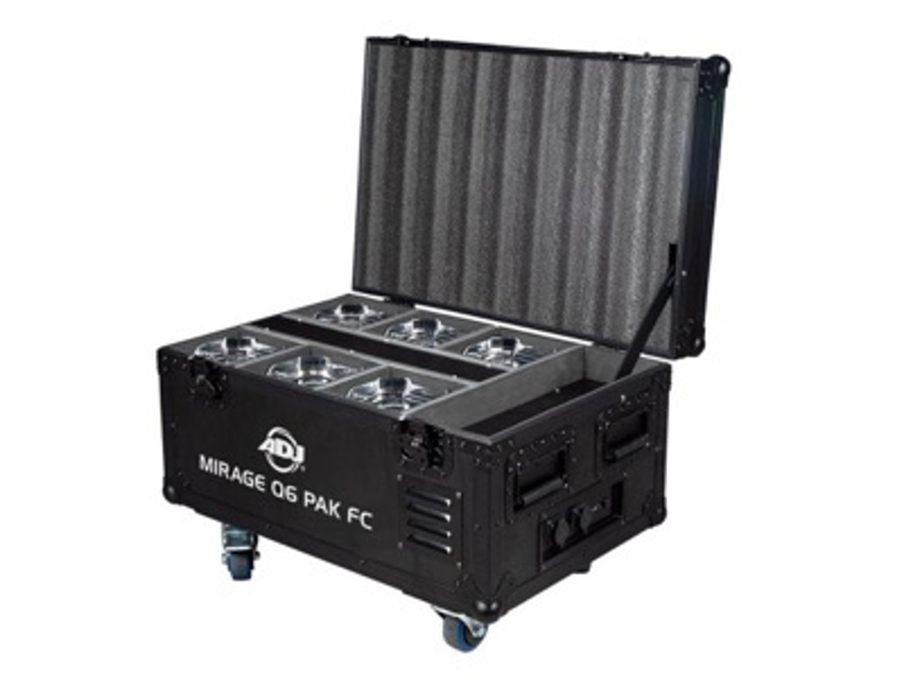 Wireless dmx battery powered uplighters x6