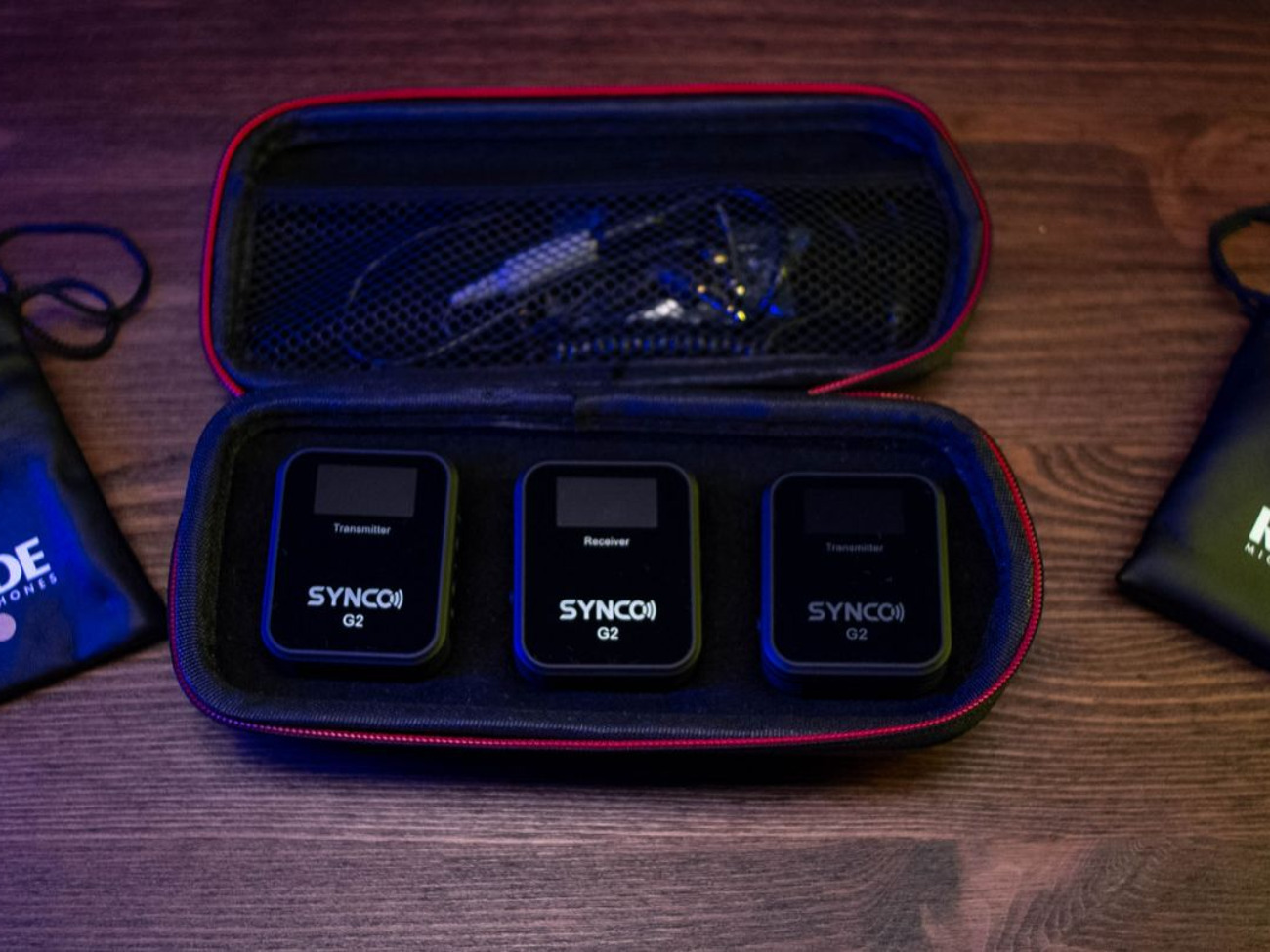 Wireless lavalier microphone synco g2 kit