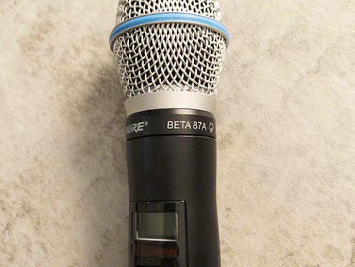 Wireless mic system shure qlxd2, g50 with beta 87 head
