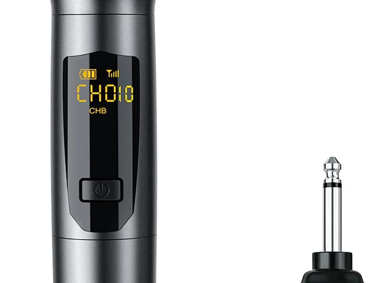 Wireless microphone battery powered system - one microphone