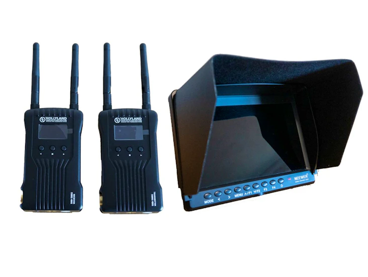 Wireless video monitoring bundle - 7" monitor & hollyland