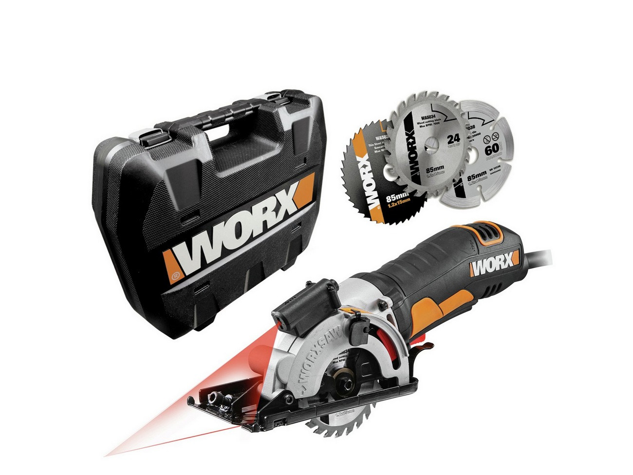 Worx 400w mini circular saw
