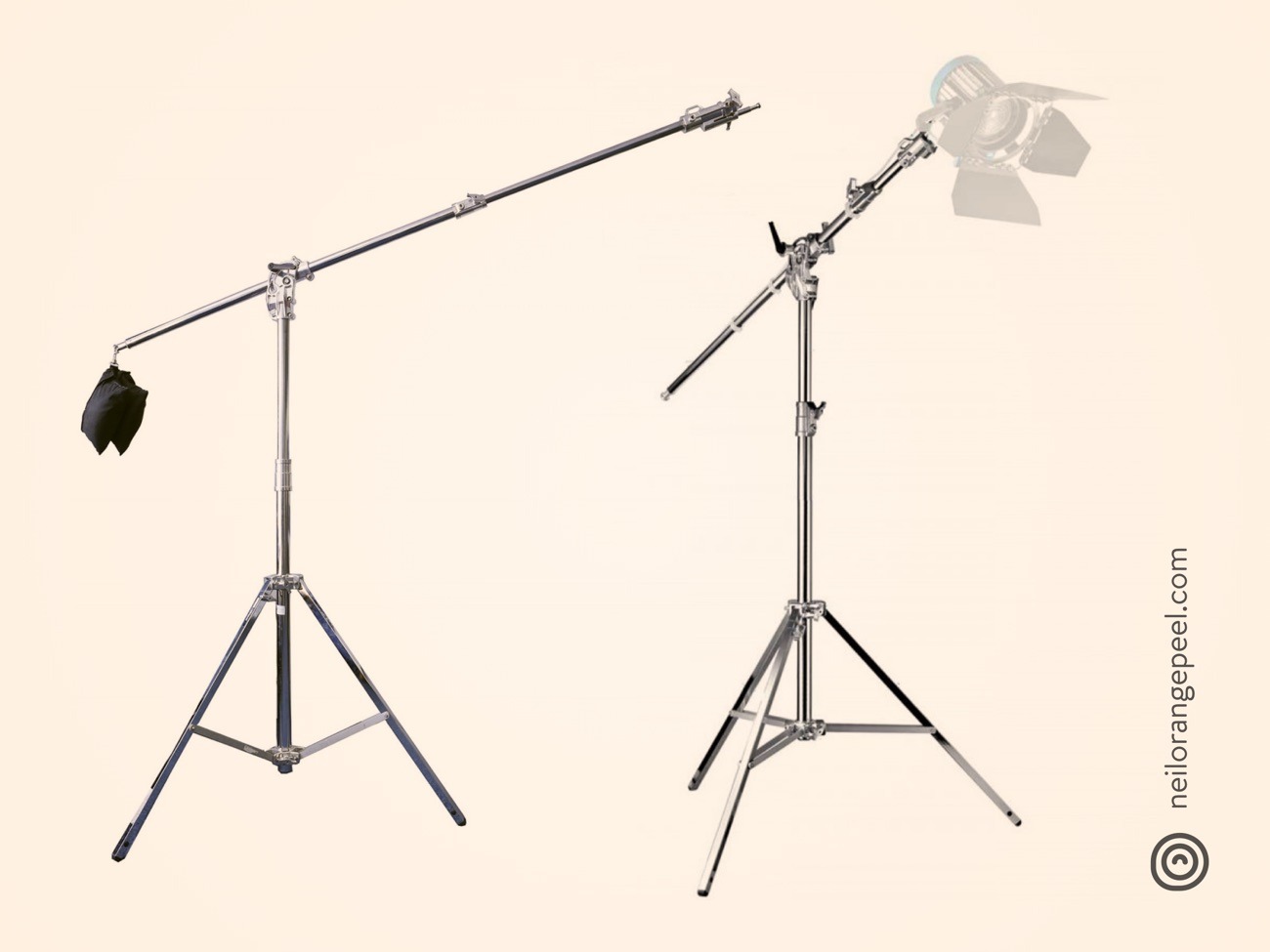 X1 manfrotto avenger steel boom stand with wheels