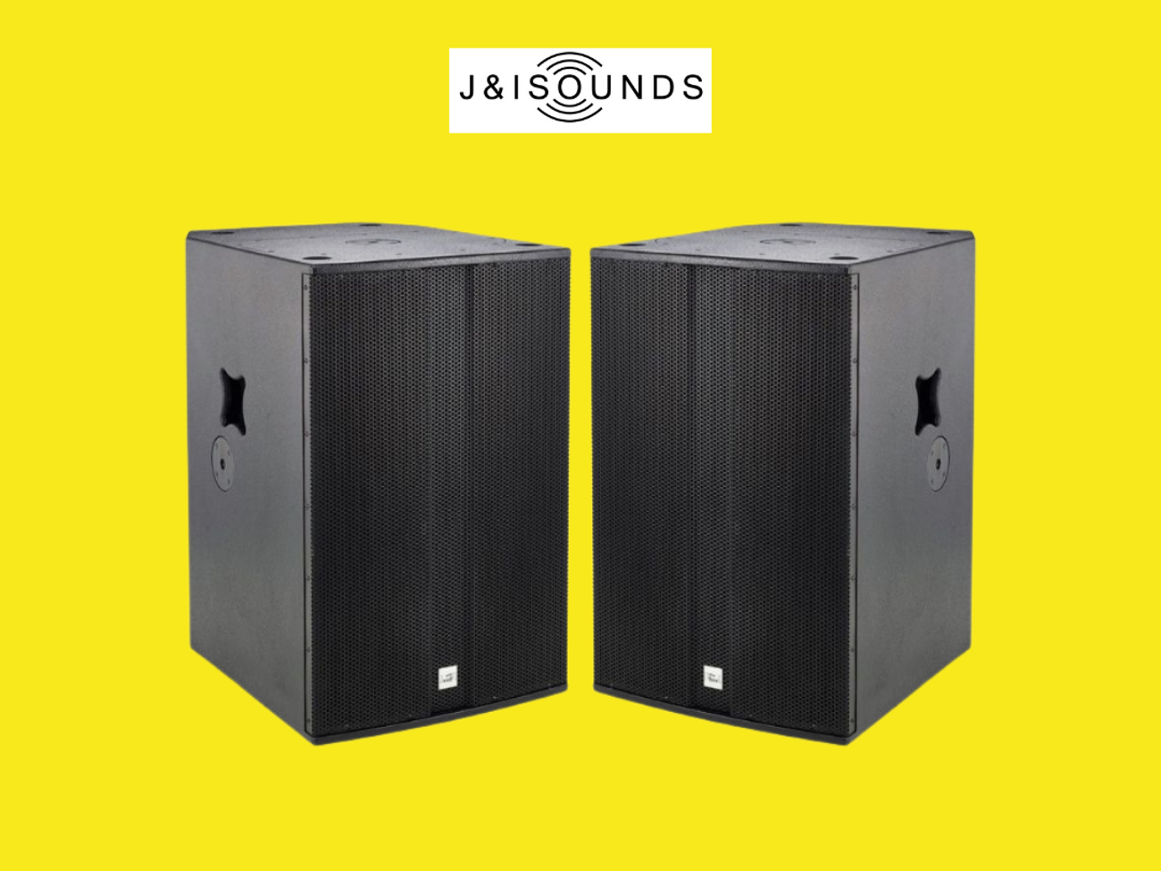 X2 active 18" subwoofer (2,500 watt peak each) + cables