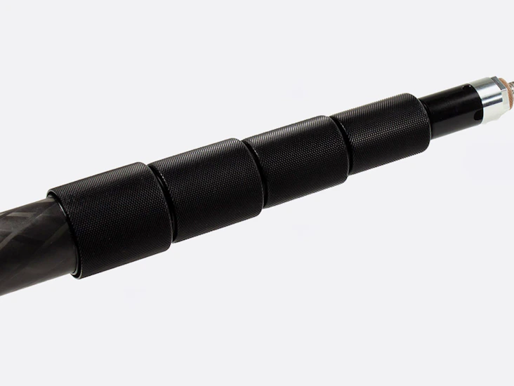 X2 boom poles with boom buddies (holders for boom)