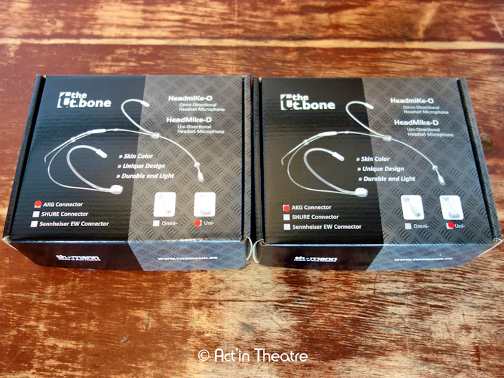 Headmike-d uni-directional headset microphone x2