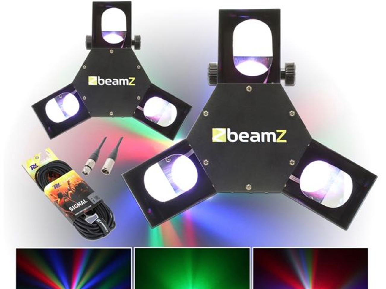X2 led dmx triple flex lights