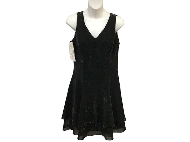 X237 1970's dress, mini glitter