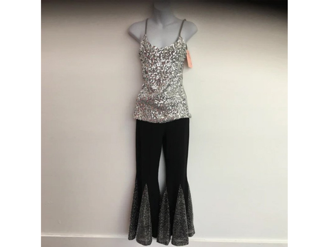 X248 tank, sequin silver