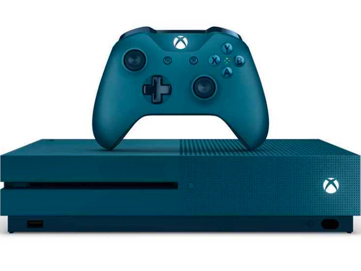 Xbox one x with 2 controllers