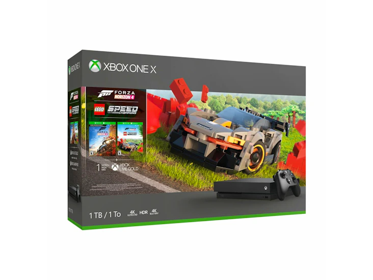 Xbox one x 1tb console & forza horizon 4 lego speed bundle