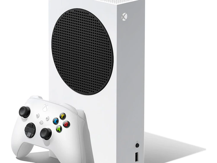 Xbox series s console with 2x controllers