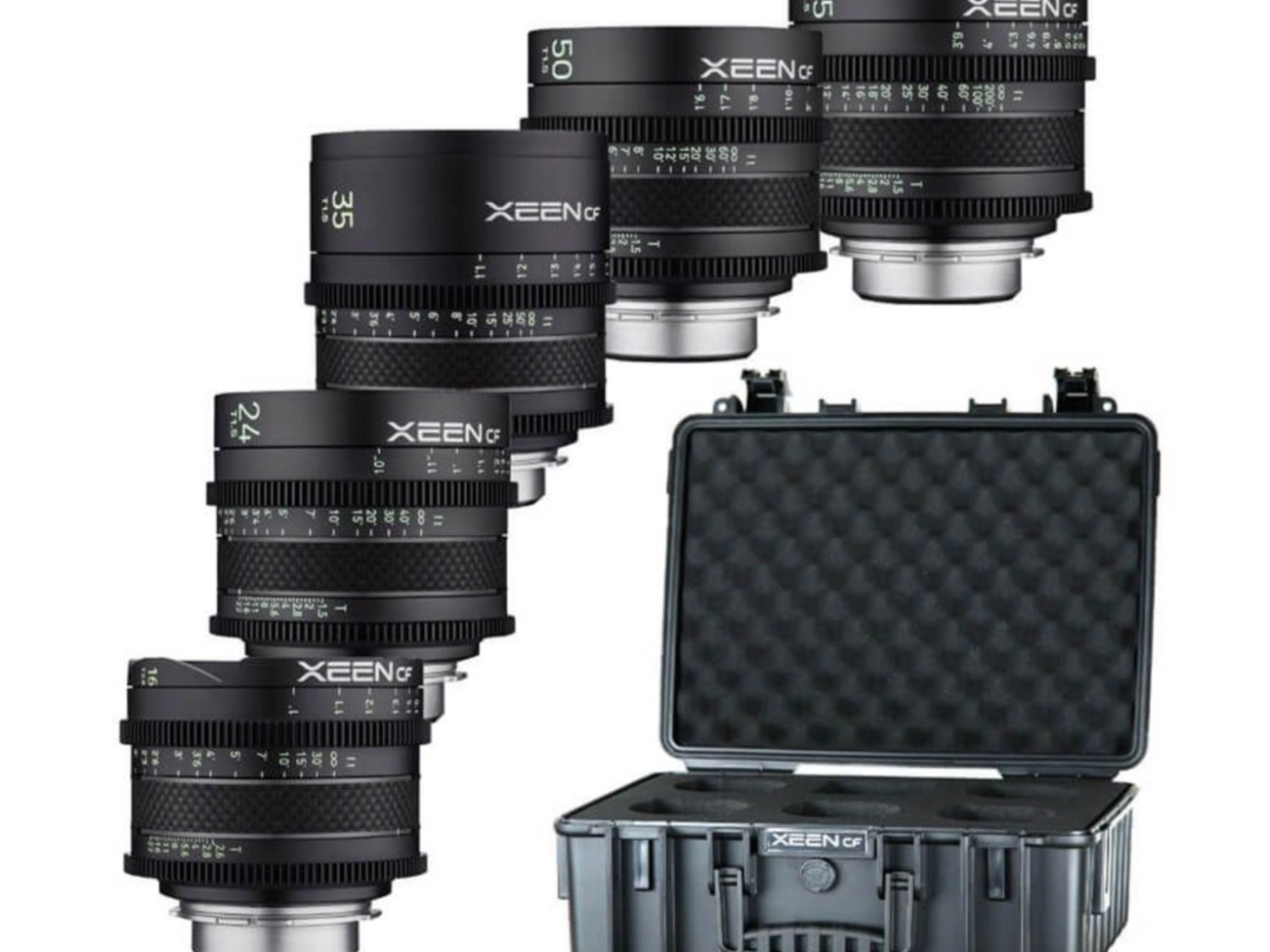 Xeen cf 5 prime lens set - pl mount