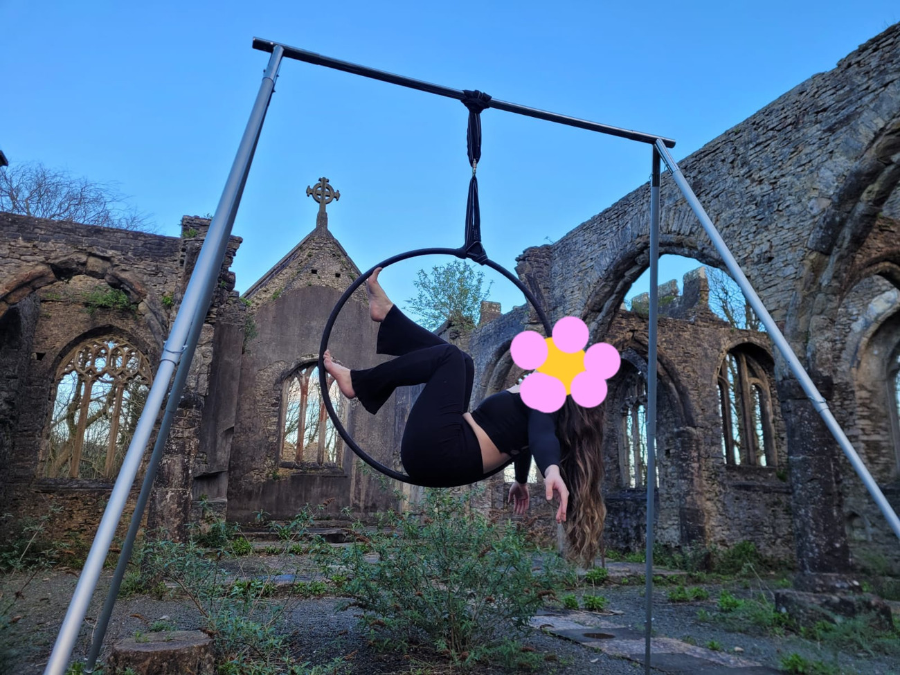 X-pole a frame aerial rig